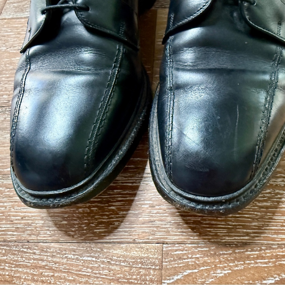 Allen Edmonds Hillcrest Black Leather Men’s Oxford Dress Shoes / Size 11.5 - Picture 6 of 8